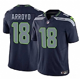 Men & Women & Youth Seattle Seahawks #18 Elijah Arroyo Navy 2025 Draft F.U.S.E. Vapor Limited Stitched Jersey,baseball caps,new era cap wholesale,wholesale hats